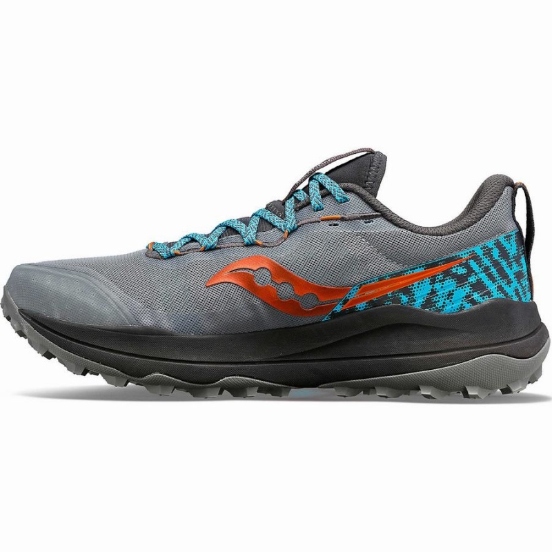 Men's Saucony Xodus Ultra 2 Running Shoes Grey / Black | UAE S59734-U02