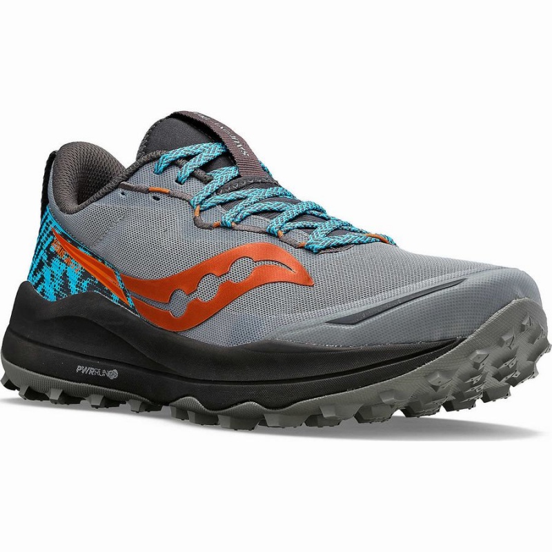 Men's Saucony Xodus Ultra 2 Running Shoes Grey / Black | UAE S59734-U02