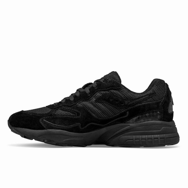 Women's Saucony 3D Grid Hurricane Event Horizon Sneakers Black | UAE S02917-H01