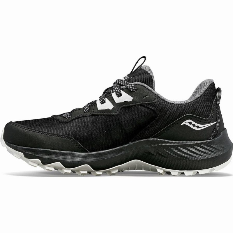 Women's Saucony Aura TR Wide Running Shoes Black | UAE S36501-R93