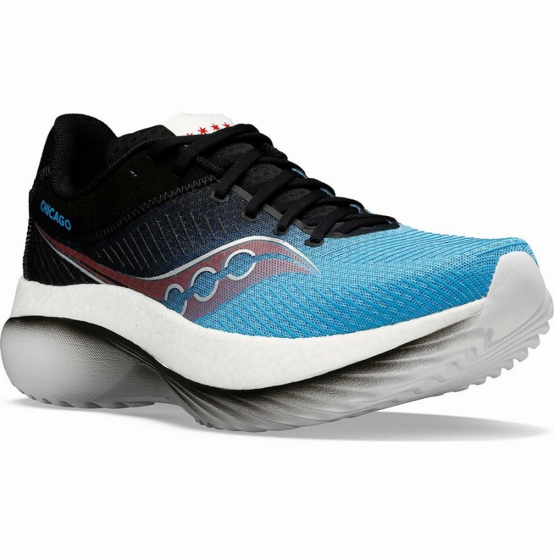 Women's Saucony Chicago Kinvara Pro Running Shoes Blue / Black | UAE S85963-A91