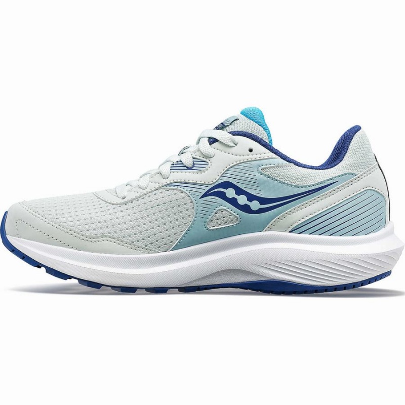 Women's Saucony Cohesion 16 Walking Shoes White / Indigo | UAE S30518-F45