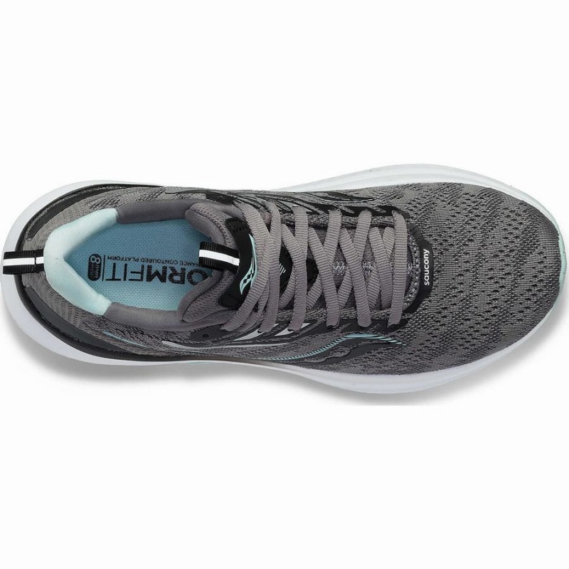 Women's Saucony Echelon 9 Running Shoes Grey | UAE S90472-K39