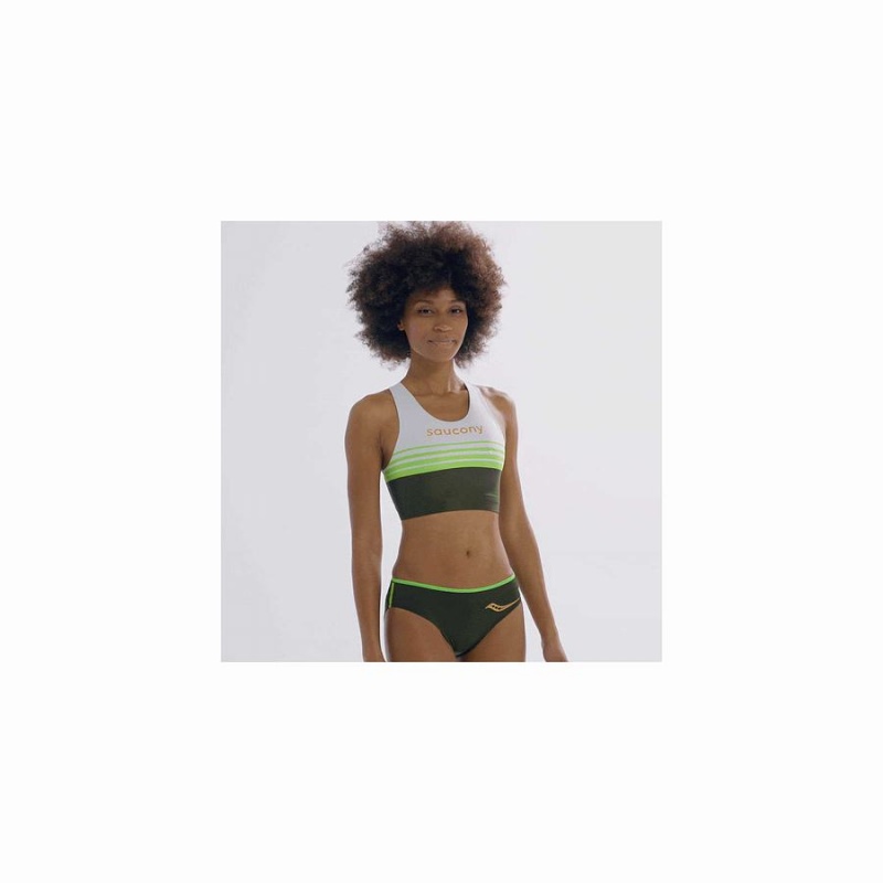 Women's Saucony Elite Bra Top Bras Umbra | UAE S16540-E65