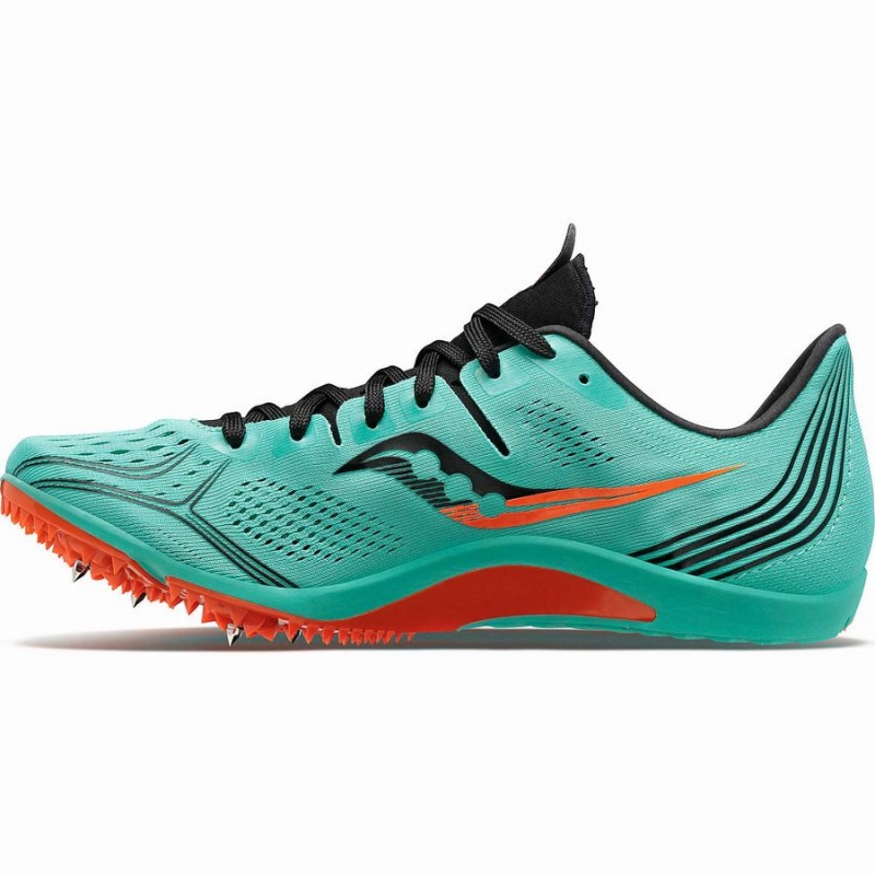 Women's Saucony Endorphin 3 Spike Track Spikes Mint / Black | UAE S32457-Q46