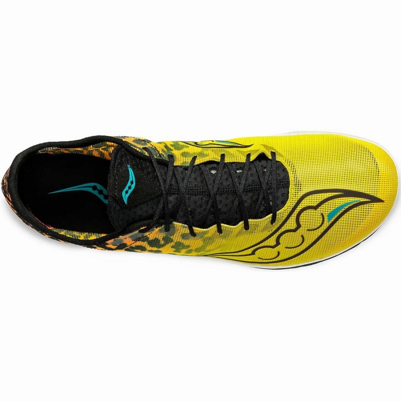 Women's Saucony Endorphin Cheetah Track Spikes Black | UAE S97521-R43