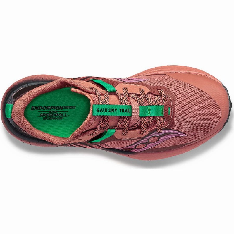 Women's Saucony Endorphin Edge Running Shoes Orange | UAE S91827-H14