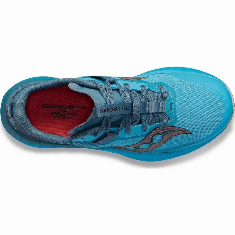 Women's Saucony Endorphin Edge Running Shoes Blue | UAE S24960-J61