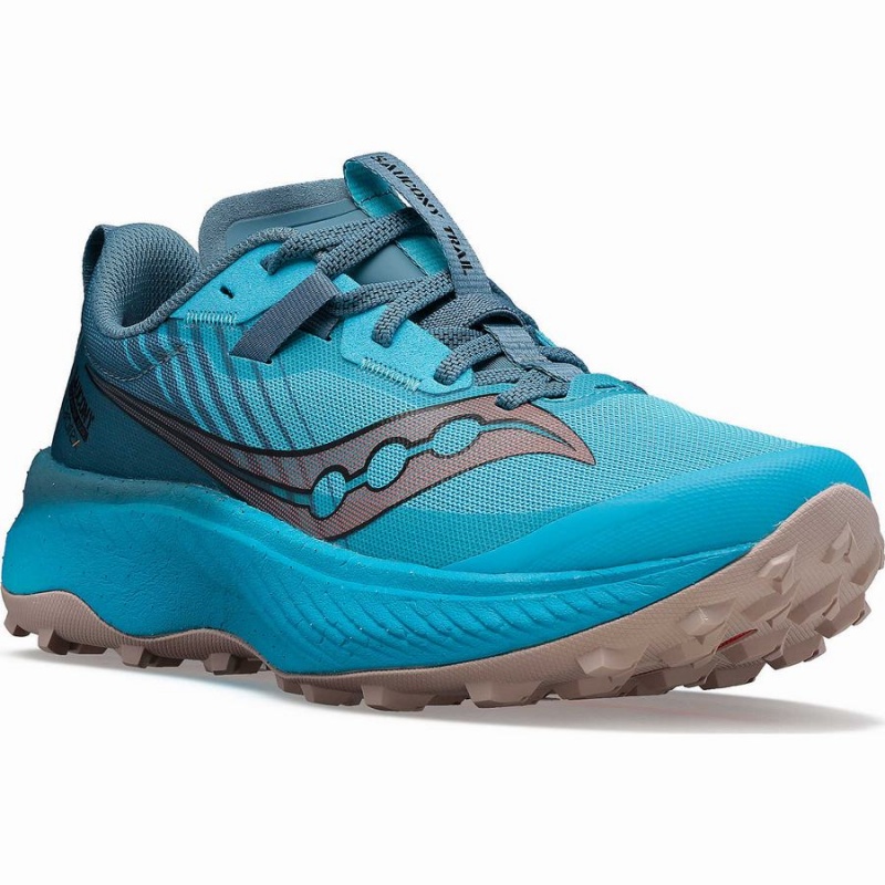 Women's Saucony Endorphin Edge Running Shoes Blue | UAE S24960-J61