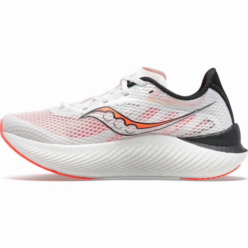 Women's Saucony Endorphin Pro 3 Running Shoes White / Black / Red | UAE S71439-E43