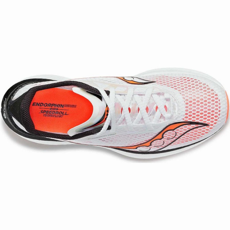 Women's Saucony Endorphin Pro 3 Running Shoes White / Black / Red | UAE S71439-E43