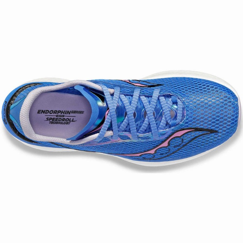 Women's Saucony Endorphin Pro 3 Running Shoes Blue | UAE S90247-P08