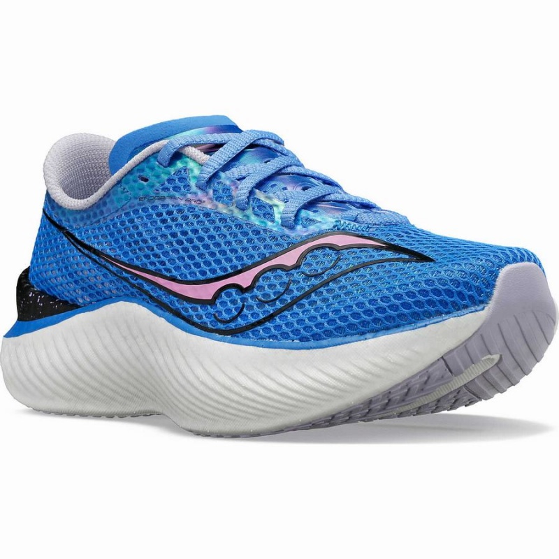 Women's Saucony Endorphin Pro 3 Running Shoes Blue | UAE S90247-P08