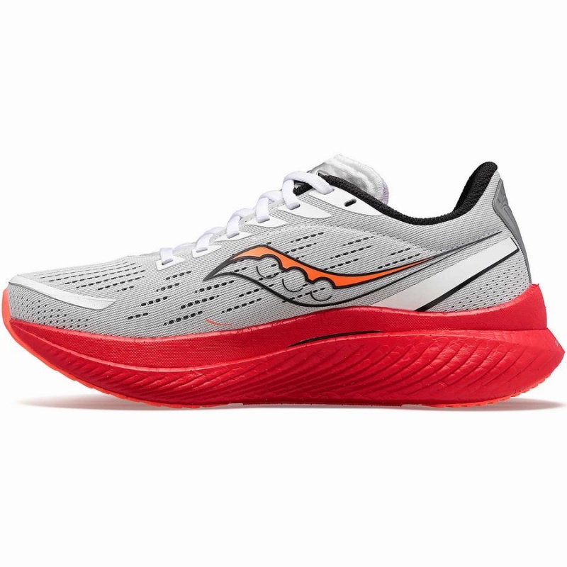 Women's Saucony Endorphin Speed 3 Running Shoes White / Black / Red | UAE S24386-E46