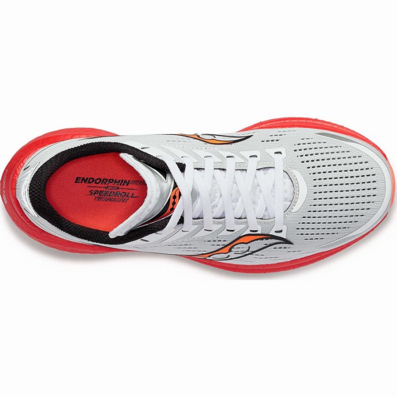 Women's Saucony Endorphin Speed 3 Running Shoes White / Black / Red | UAE S24386-E46