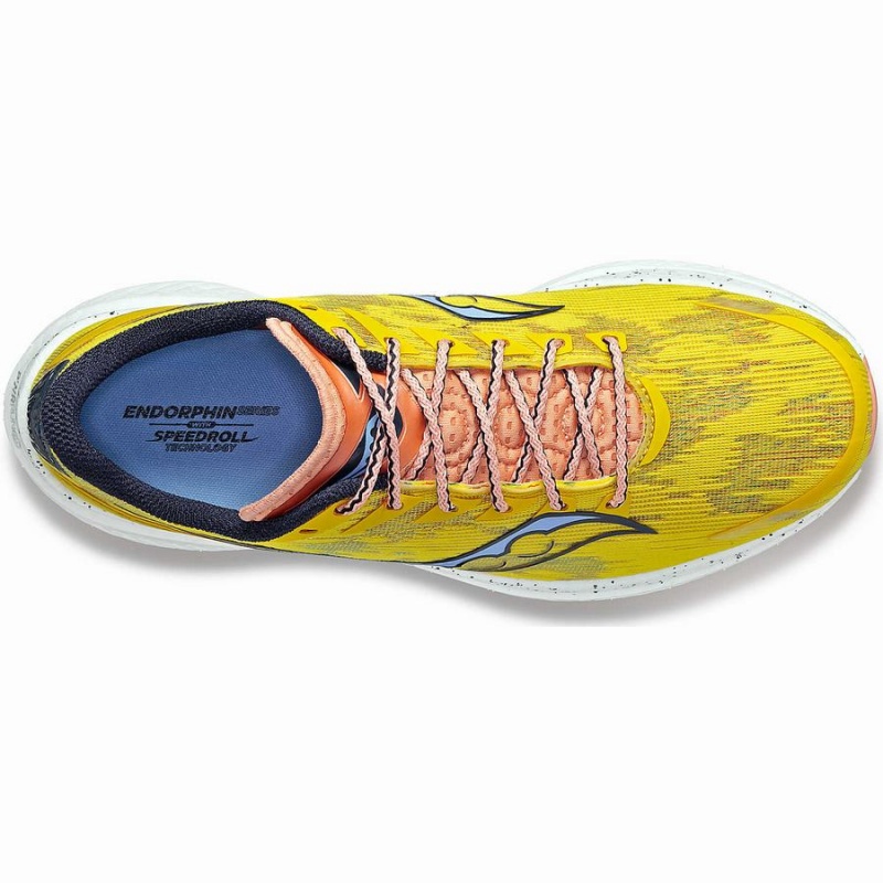 Women's Saucony Endorphin Speed 3 Running Shoes Yellow | UAE S01386-T52