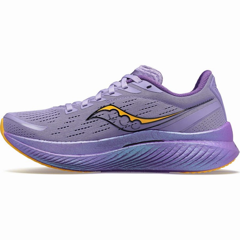 Women's Saucony Endorphin Speed 3 Running Shoes Gold | UAE S63125-P13