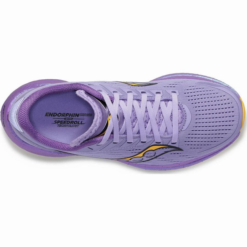 Women's Saucony Endorphin Speed 3 Running Shoes Gold | UAE S63125-P13