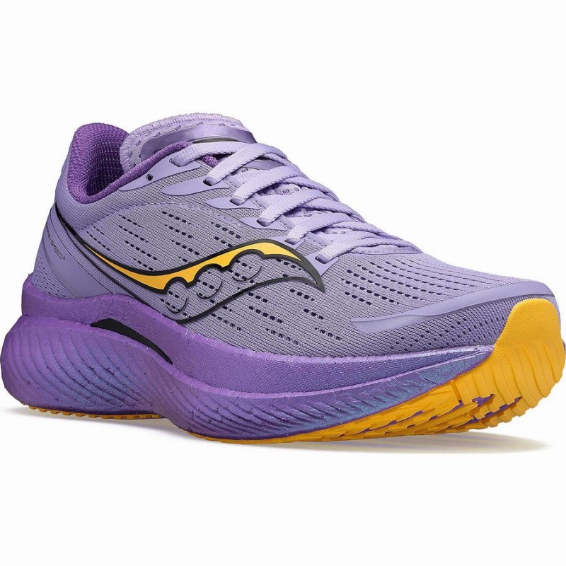 Women's Saucony Endorphin Speed 3 Running Shoes Gold | UAE S63125-P13