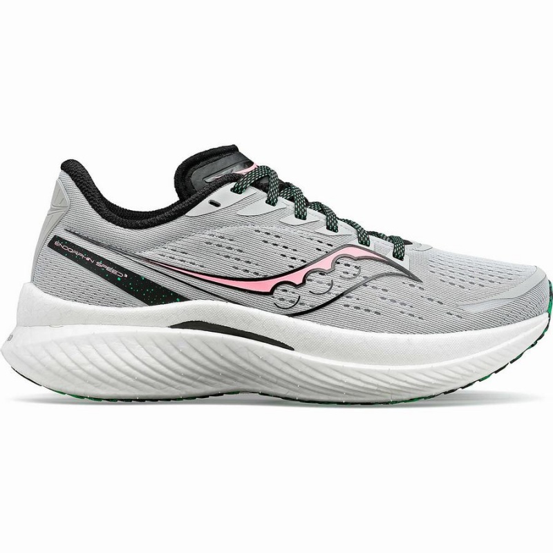 Women\'s Saucony Endorphin Speed 3 Running Shoes Grey | UAE S40983-X96