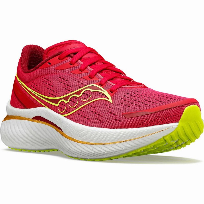 Women's Saucony Endorphin Speed 3 Running Shoes Red / Rose | UAE S48716-V25