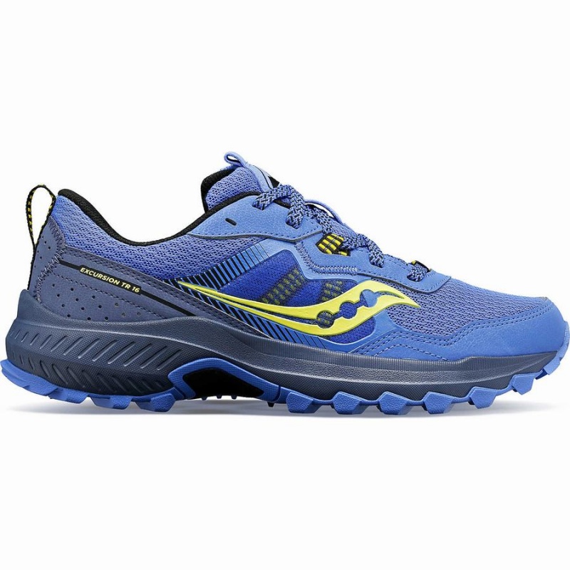 Women\'s Saucony Excursion TR16 Trail Running Shoes Blue / Navy | UAE S64879-P14