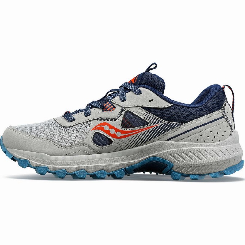 Women's Saucony Excursion TR16 Trail Running Shoes Grey / Navy | UAE S69785-N49