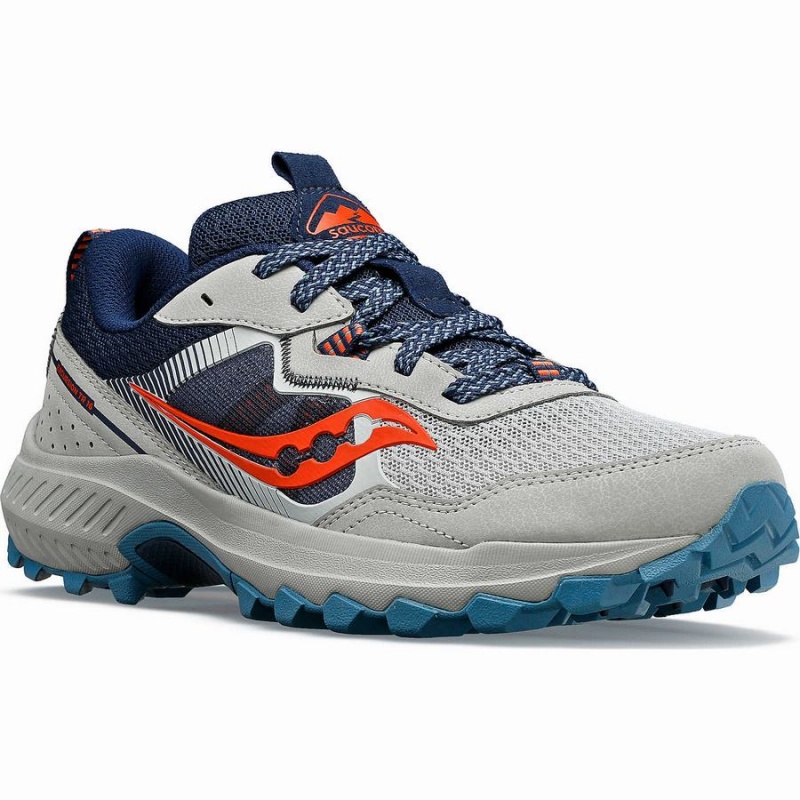 Women's Saucony Excursion TR16 Trail Running Shoes Grey / Navy | UAE S69785-N49