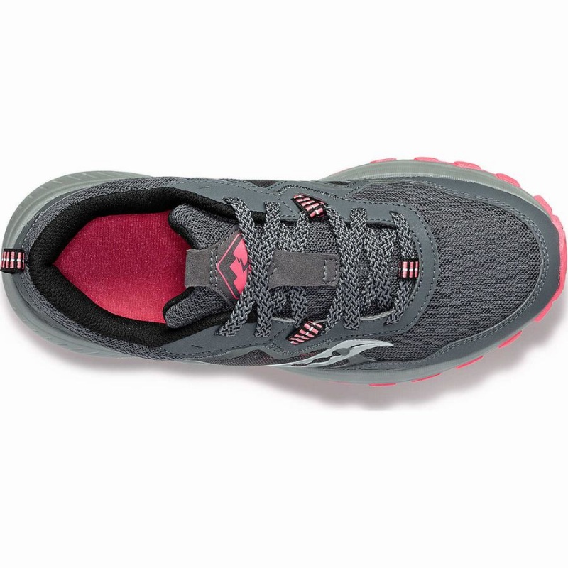 Women's Saucony Excursion TR16 Wide Trail Running Shoes Grey / Coral | UAE S29485-E49