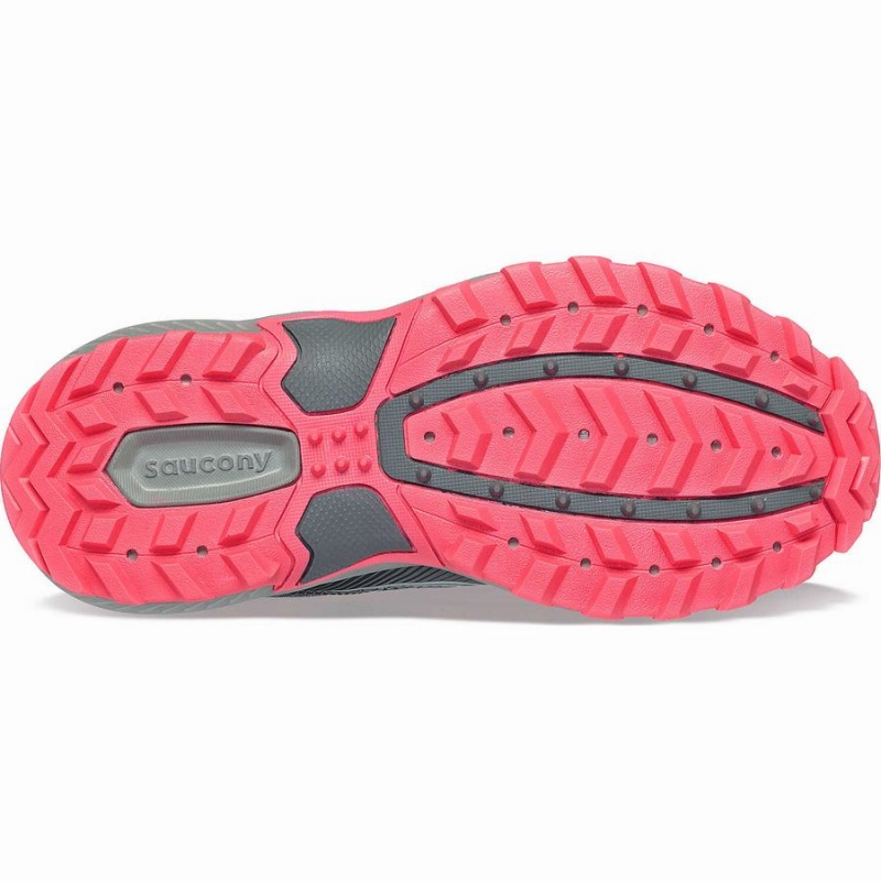 Women's Saucony Excursion TR16 Wide Trail Running Shoes Grey / Coral | UAE S29485-E49