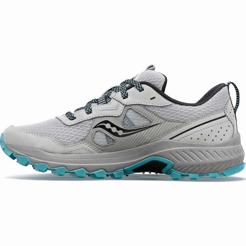 Women's Saucony Excursion TR16 Wide Trail Running Shoes Grey / Blue | UAE S58342-R40