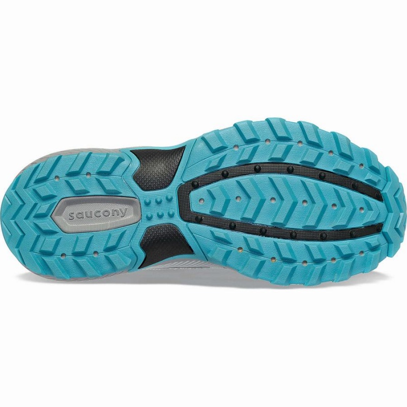 Women's Saucony Excursion TR16 Wide Trail Running Shoes Grey / Blue | UAE S58342-R40