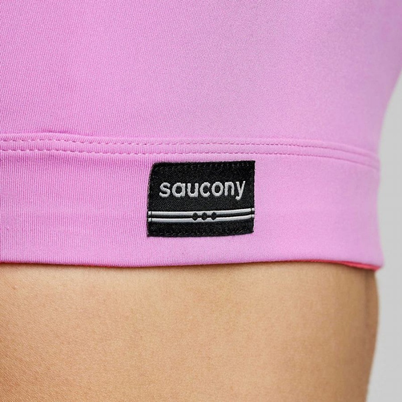 Women's Saucony Fortify Bras Purple | UAE S73596-J63