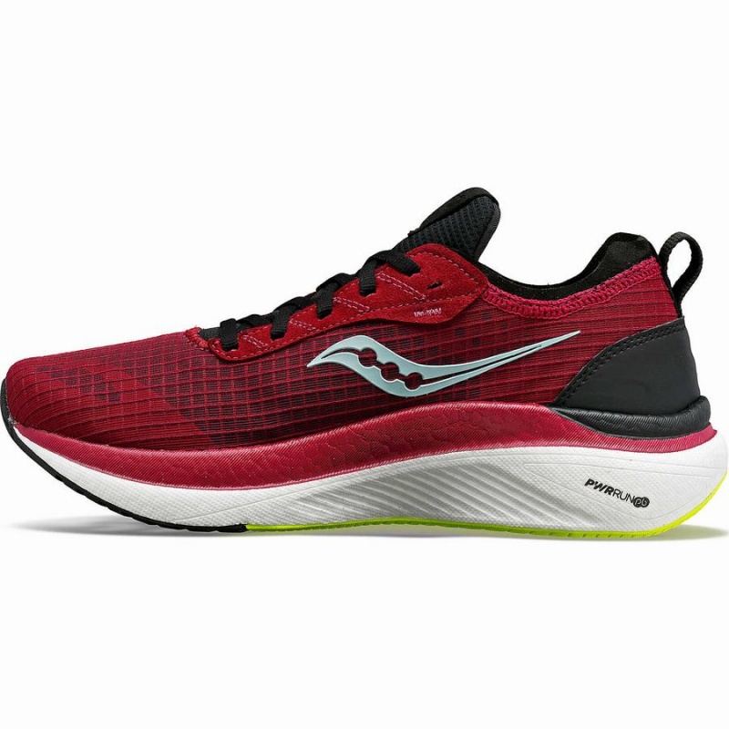 Women's Saucony Freedom Crossport Running Shoes Red / Black | UAE S29308-H17