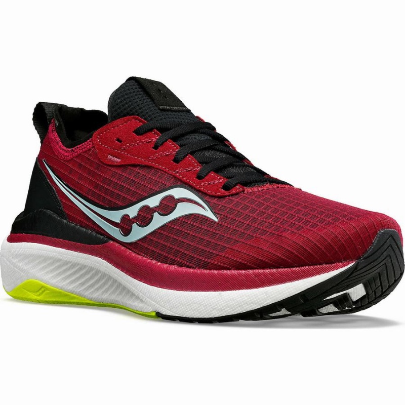 Women's Saucony Freedom Crossport Running Shoes Red / Black | UAE S29308-H17