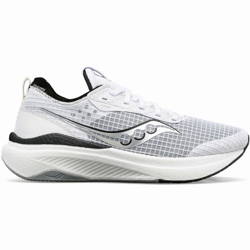 Women\'s Saucony Freedom Crossport Running Shoes White / Black | UAE S76805-L21