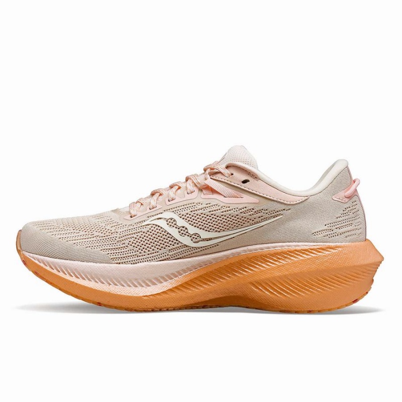 Women's Saucony Galentine's Day Triumph 21 Running Shoes Pink | UAE S82435-Q41