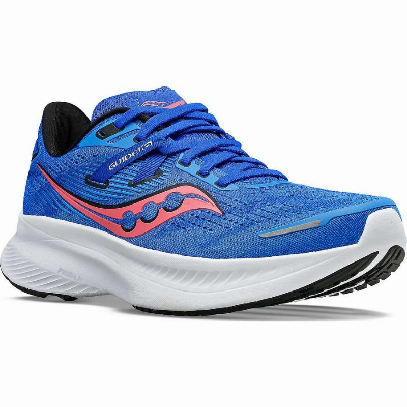 Women's Saucony Guide 16 Running Shoes Blue / Black | UAE S82795-U21