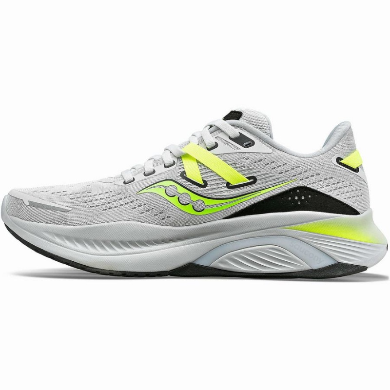 Women's Saucony Guide 16 Running Shoes Grey / Green | UAE S71593-R97