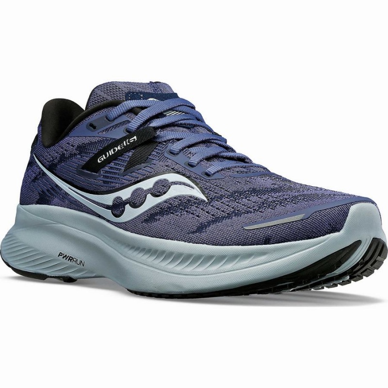 Women's Saucony Guide 16 Running Shoes Navy / Blue | UAE S53129-K95