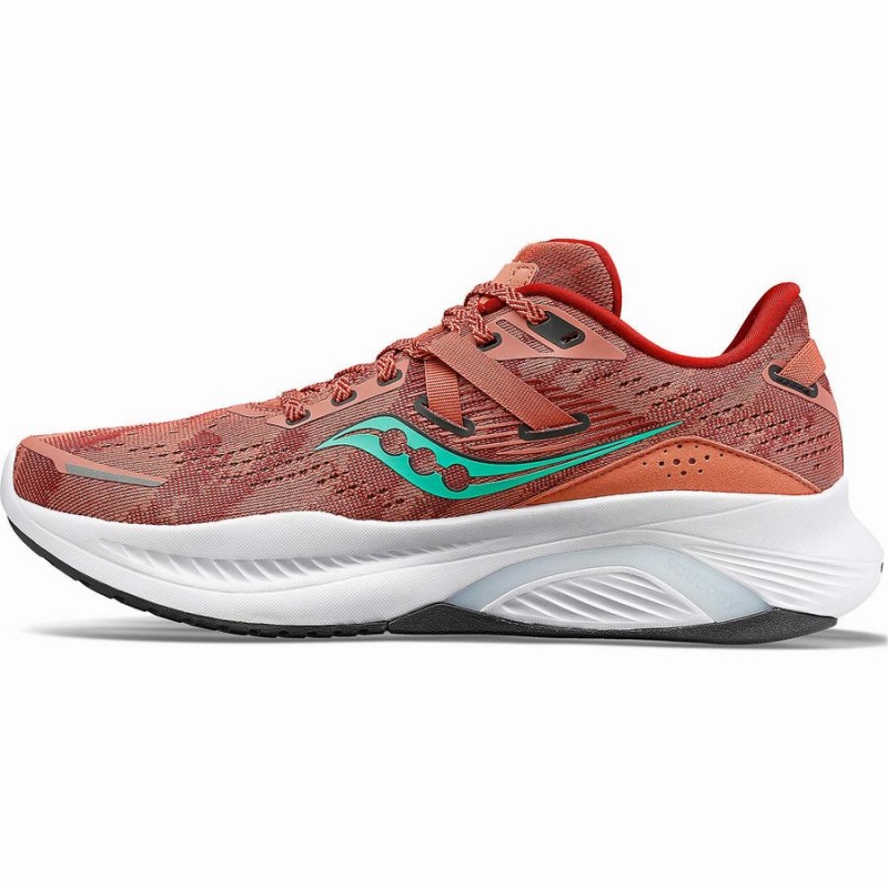 Women's Saucony Guide 16 Running Shoes Orange / Turquoise | UAE S97285-J04