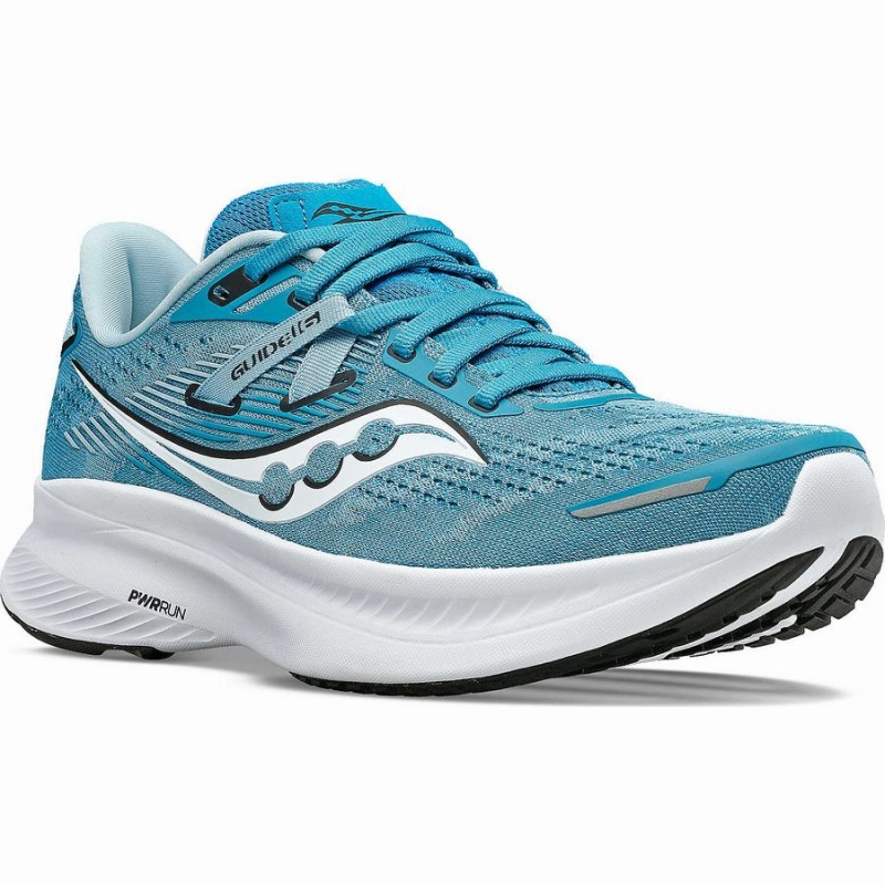 Women's Saucony Guide 16 Running Shoes Turquoise / White | UAE S61738-Q62