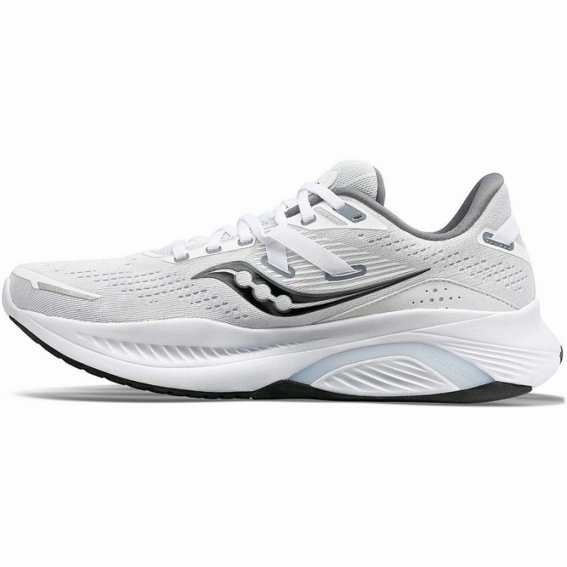 Women's Saucony Guide 16 Running Shoes White / Black | UAE S79045-H21