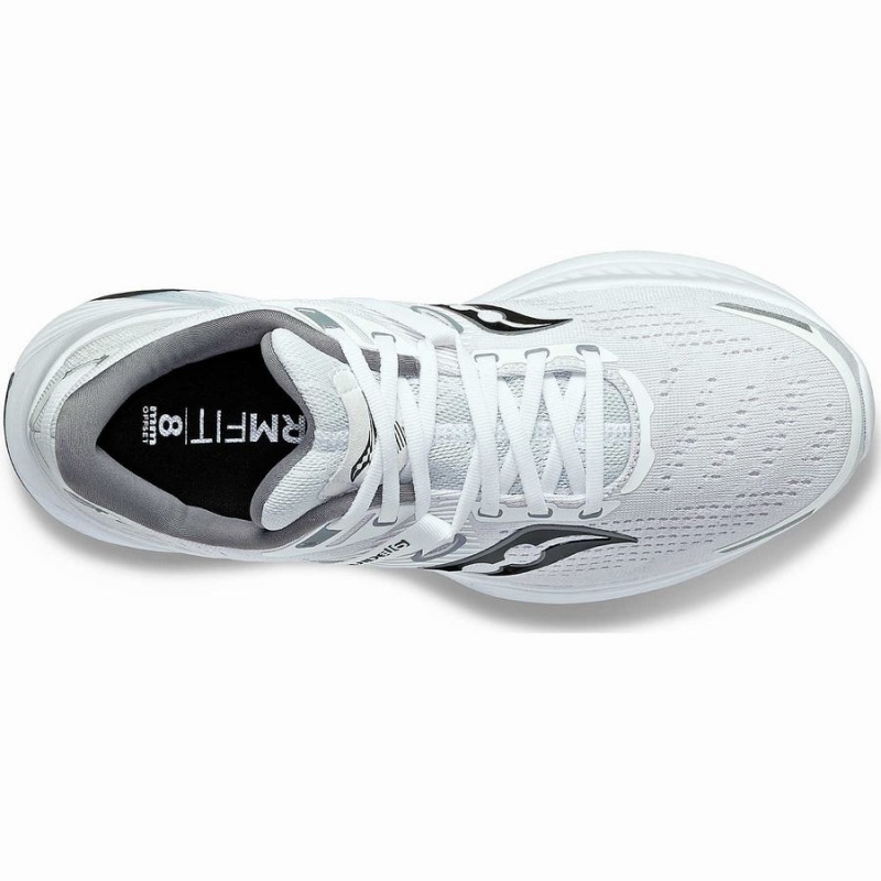 Women's Saucony Guide 16 Running Shoes White / Black | UAE S79045-H21