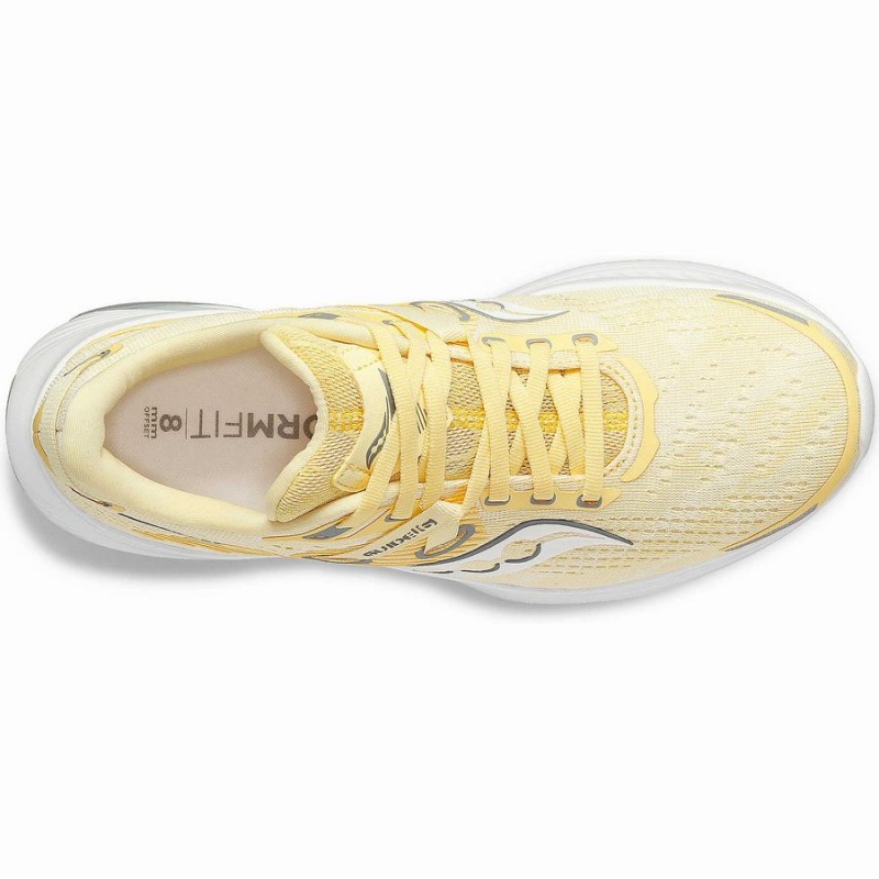 Women's Saucony Guide 16 Running Shoes Yellow / White | UAE S09381-E79