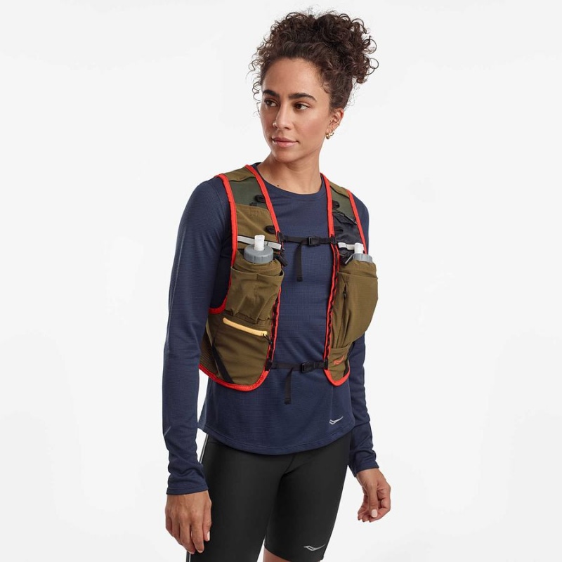 Women's Saucony Haul Lite Pack Bags Dark Olive | UAE S09518-N15