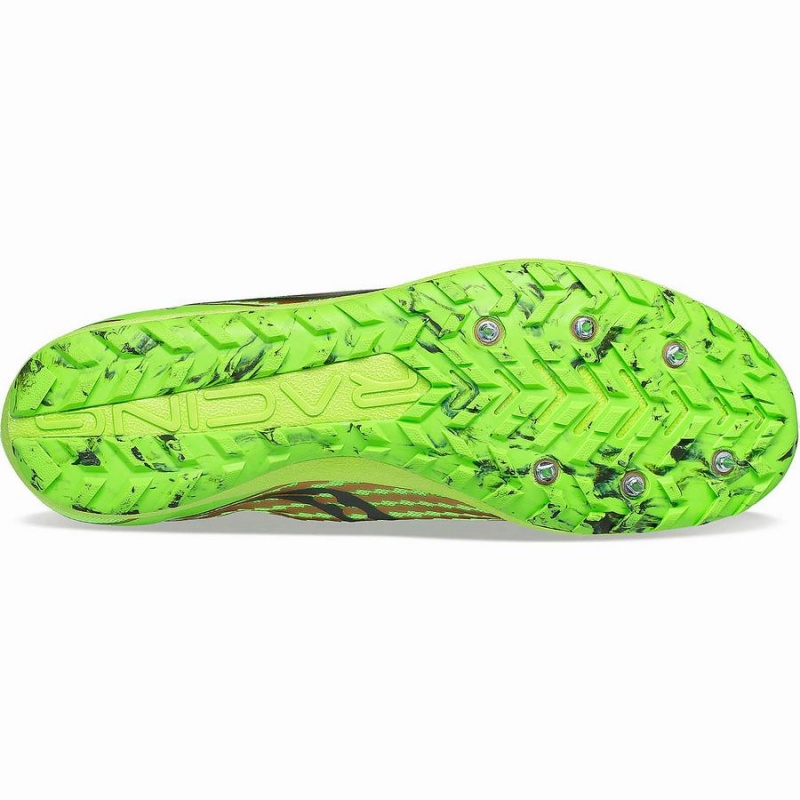 Women's Saucony Havok XC 3 Flat Track Spikes Green | UAE S93716-M41