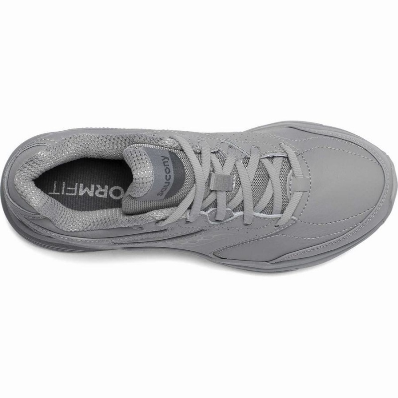 Women's Saucony Integrity Walker 3 Extra Wide Walking Shoes Grey | UAE S97825-R46