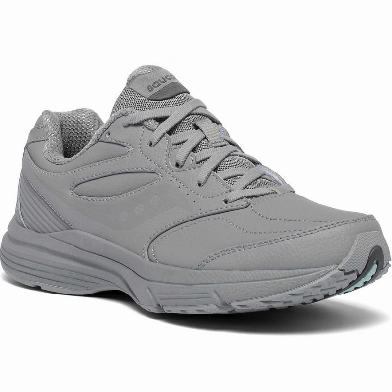 Women's Saucony Integrity Walker 3 Extra Wide Walking Shoes Grey | UAE S97825-R46