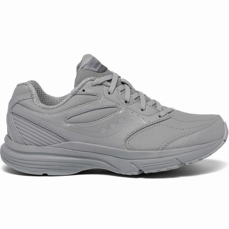 Women\'s Saucony Integrity Walker 3 Extra Wide Walking Shoes Grey | UAE S97825-R46